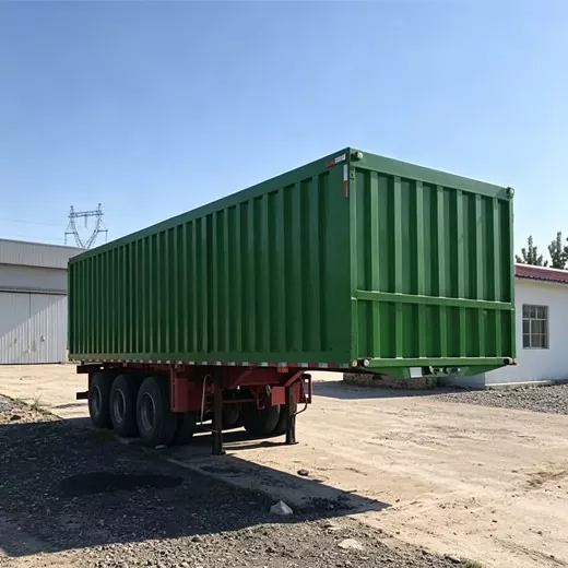 نیمه تریلر جعبه بسته پهن